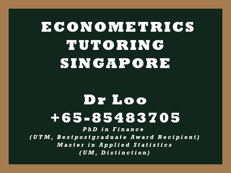 Econometrics tuition Singapore