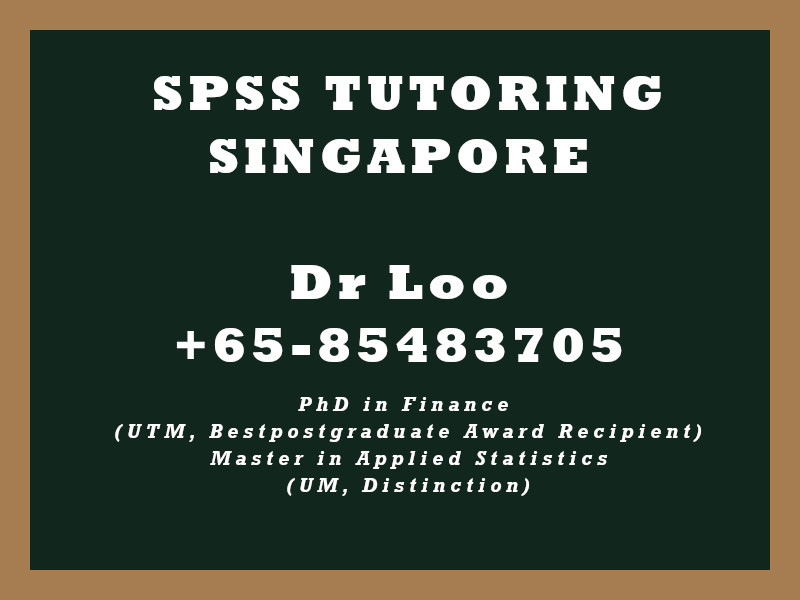 SPSS Tutoring Singapore