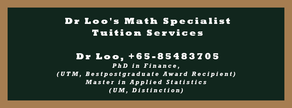 Statistics Tuition Singapore