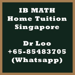 IB Math Home Tuition Singapore