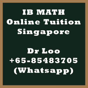 IB Math Online Tuition Singapore