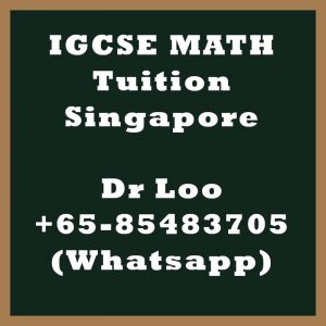 IGCSE Math Tuition Singapore