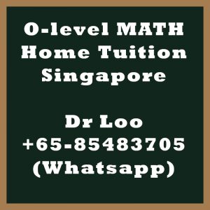 O-level Math Home Tuition Singapore